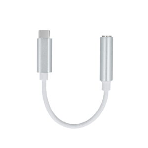 Setty adapteris USB-C – 3,5 mm garso jungtis, baltas - Image 2