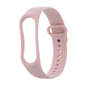 Silikoninė apyrankė Xiaomi Mi Band 5 / 6 pudros rožinė spalva