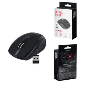 Maxlife Home Office MXHM-02 belaidė optinė pelė 800/1000/1600 DPI juoda - Image 5