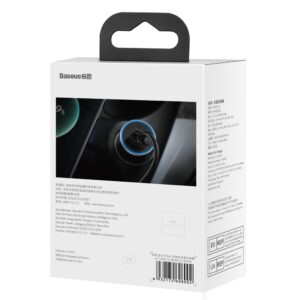 Baseus automobilinis įkroviklis Golden Contactor Max PD 60W 1x USB 1x USB-C tamsiai pilkas - Image 6