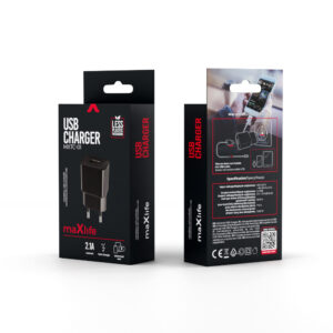 Maxlife MXTC-01 įkroviklis 1x USB 2.1A juodas - Image 2