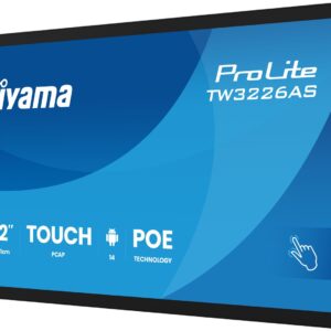 iiyama TW3226AS-B3P ženklų ekranas Terminalo dizainas 80 cm (31.5") LED „Wi-Fi“ 430 cd/m² „Full HD“ Juoda Lietimui jautrus ekranas Integruotas procesorius Android 24/7 - Image 3