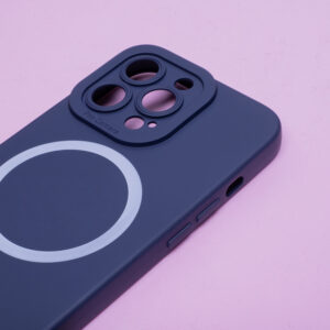 Silikoninis Mag dėklas, skirtas Apple iPhone 15 Plus 6,7" tamsiai mėlynas - Image 2