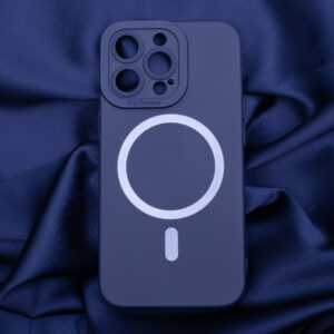 Silikoninis Mag dėklas, skirtas Apple iPhone 15 Plus 6,7" tamsiai mėlynas - Image 6