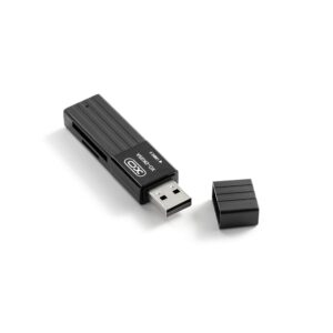 XO kortelių skaitytuvas 2 viename DK05A USB 2.0 juodas