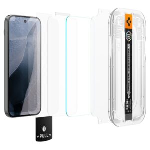GRŪDINTAS STIKLAS Spigen GLAS.TR EZ FIT PRO AC 2-PACK GOOGLE PIXEL 11 PRO XL SKAIDRUS - Image 2