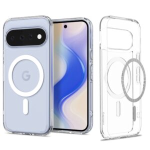 SPIGEN ULTRA HYBRID MAG MAGSAFE GOOGLE PIXEL 11 SKAIDRUS/BALTAS