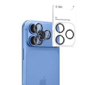 KAMEROS APSAUGA Tech-Protect CAMRING FIT+ iPhone 18 PRO / MAX SKAIDRI - Image 2