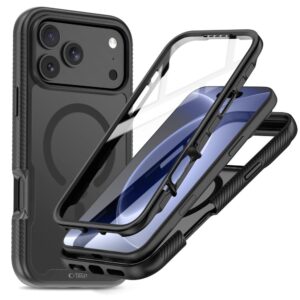 Tech-Protect DEFENSE MagSafe Apple iPhone 17 PRO / 18 PRO MATINIS JUODAS