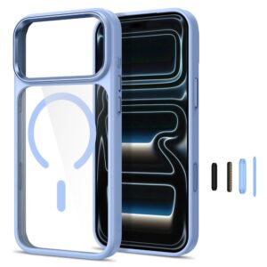 Tech-Protect MAGMAT MagSafe CC iPhone 17 PRO / 18 PRO ŠVIESIAI MĖLYNAS/SKAIDRUS - Image 3