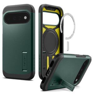 SPIGEN TOUGH ARMOR MAG MAGSAFE DĖKLAS GOOGLE PIXEL 11 ABYSS GREEN