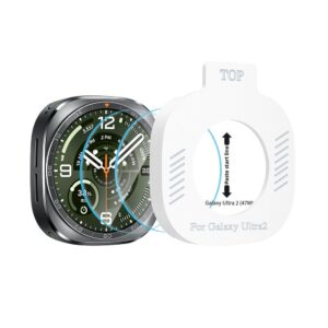 GRŪDINTAS STIKLAS Tech-Protect EASY SET+ 2-PACK SAMSUNG Samsung Galaxy WATCH ULTRA 2 2026 (47 MM) SKAIDRUS - Image 2