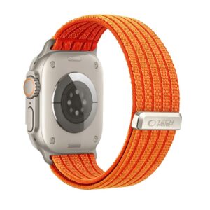 Tech-Protect NYLON SPORT APPLE WATCH 8 / 9 / 10 / 11 / SE / ULTRA (44 / 45 / 46 / 49 MM) ORANŽINIS - Image 2