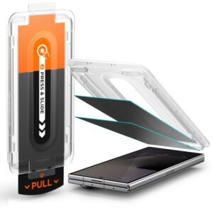 GRŪDINTAS STIKLAS Spigen GLAS.TR EZ FIT PRO 2-PACK Samsung Galaxy Z FOLD 7 / 8 ULTRA PRIVACY - Image 3