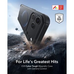 ESR CYBER TOUGH MagSafe Apple iPhone 17 PRO MAX / 18 PRO MAX JUODAS - Image 2