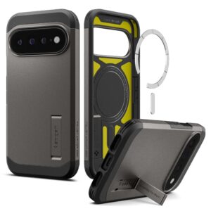 SPIGEN TOUGH ARMOR MAG MAGSAFE DĖKLAS GOOGLE PIXEL 11 PRO XL GUNMETAL