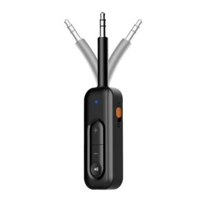 TECH-PROTECT ULTRABOOST AU03 GARSO ADAPTERIS AUX BLUETOOTH 6.0 JUODAS - Image 2