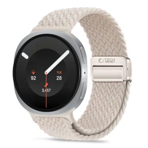 TECH-PROTECT NYLONMAG SAMSUNG GALAXY WATCH 8 / 9 / CLASSIC (40 / 44 / 46 MM) STARLIGHT