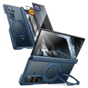 SUPCASE UB AERO MAGSAFE 2-DALIŲ RINKINYS GALAXY Z FOLD 8 ULTRA ARAMID BLUE - Image 2
