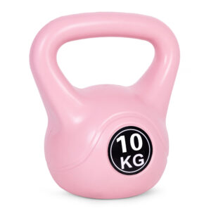 10 kg svarmuo mankštai, hantelis, svorio kamuolys, fitneso svoris, rožinis, ModernHome - Image 3