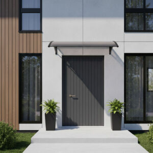 Durų stogelis 100x80 cm polikarbonatinė markizė MultiGarden - Image 3