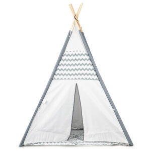 Tipi Wigwam žaidimų palapinė su vientisu pagrindu – vaikiškas namelis ECOTOYS - Image 3
