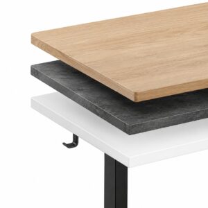 Elektrinis stalo rėmas, aukščio reguliavimas 72-120 cm, stalviršiui iki 160 cm, juodas ModernHome - Image 3