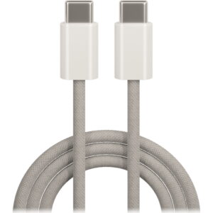 Maxlife MXUC-06 laidas USB-C - USB-C 1,0 m 20W pilkas nailoninis