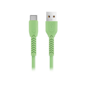 Maxlife MXUC-04 laidas USB - USB-C 1,0 m 3A žalias