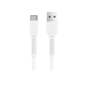 Maxlife MXUC-04 laidas USB - USB-C 1,0 m 3A baltas