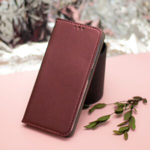 Išmanusis magnetinis dėklas, skirtas Honor 600 / 600 Pro, bordo spalvos - Image 7