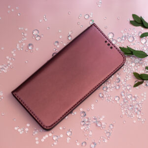 Išmanusis magnetinis dėklas Motorola Moto G67 5G / G77 5G bordo spalvos - Image 8