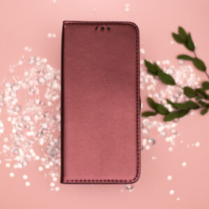 Išmanusis magnetinis dėklas Motorola Moto G67 5G / G77 5G bordo spalvos - Image 9