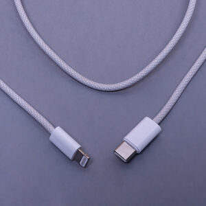 Maxlife MXUC-06 laidas USB-C - Lightning 1,0 m 20W pilkas nailoninis - Image 3