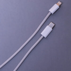 Maxlife MXUC-06 laidas USB-C - Lightning 1,0 m 20W pilkas nailoninis - Image 4