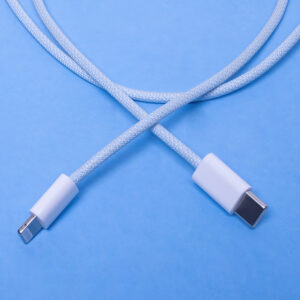 Maxlife MXUC-06 laidas USB-C - Lightning 1,0 m 20W mėlynas nailoninis - Image 3