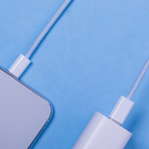 Maxlife MXUC-06 laidas USB-C - USB-C 1,0 m 20W mėlynas nailoninis - Image 5
