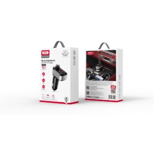 XO FM siųstuvas BCC10 Bluetooth MP3 automobilinis įkroviklis 3,1A juodas - Image 5