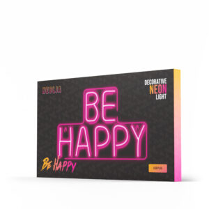 Neoninis PLEXI LED šviestuvas BE HAPPY rožinis NNE10 Neolia - Image 2