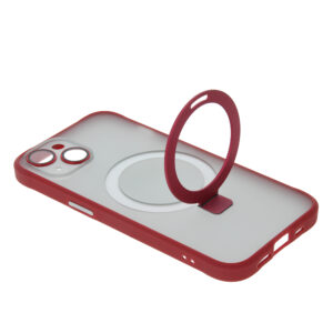 „Mag Ring“ dėklas, skirtas „Apple iPhone 14“ 6,1" raudonas - Image 4