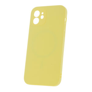 Mag Invisible dėklas, skirtas Apple iPhone 12 6,1" pastelinės geltonos spalvos - Image 2