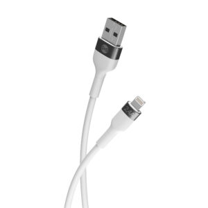 Forever lankstus USB – Lightning laidas 1,0 m 2.4A baltas - Image 3