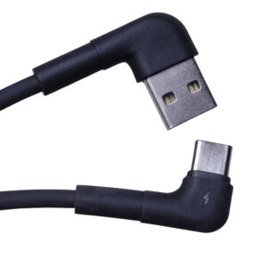 Maxlife MXUC-09 kampinis laidas USB - USB-C 1,0 m 3A juodas - Image 3