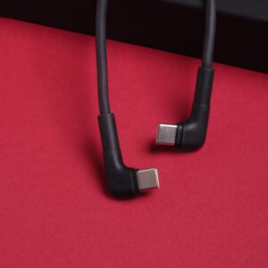 Maxlife MXUC-09 kampinis laidas USB-C - USB-C 1,0 m 60W juodas - Image 5