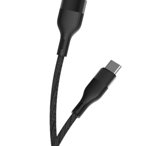 Maxlife MXUC-07 laidas USB - USB-C 1,0 m 3A juodas nailoninis - Image 2