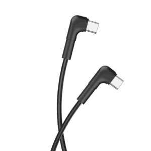 Maxlife MXUC-09 kampinis laidas USB-C - USB-C 1,0 m 60W juodas - Image 2