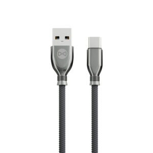 Forever Tornado USB - USB-C laidas 1,0 m 3A juodas