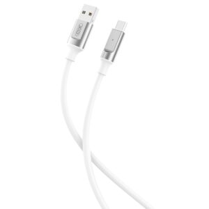 XO kabelis NB251 USB - microUSB 1,0 m 6A baltas