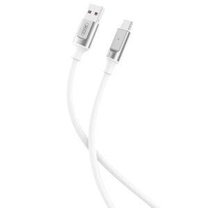 XO kabelis NB251 USB - USB-C 1,0 m 6A baltas