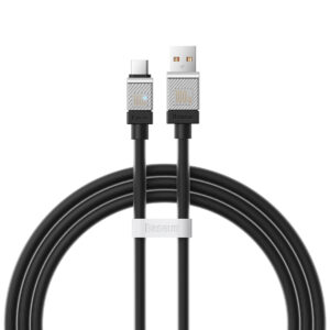 Baseus laidas CoolPlay USB - USB-C 1m 100W juodas